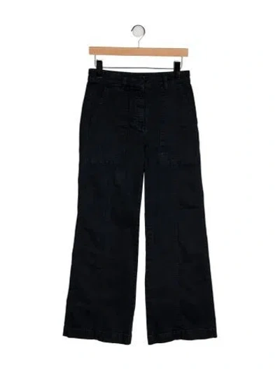 Pre-owned Me+em Straight Leg Pants In Black