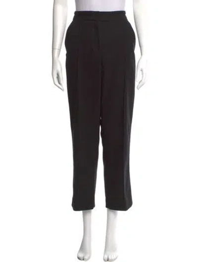 Pre-owned Me+em Straight Leg Pants In Black