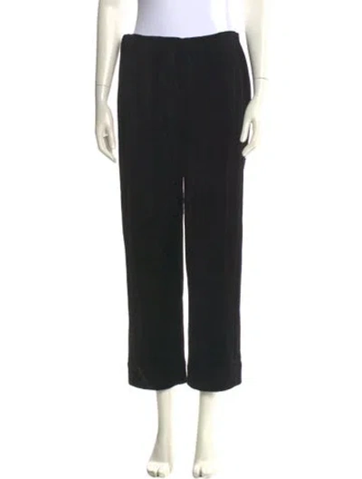 Pre-owned Me+em Straight Leg Pants In Black