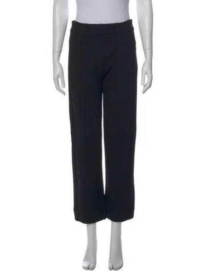 Pre-owned Me+em Straight Leg Pants In Black