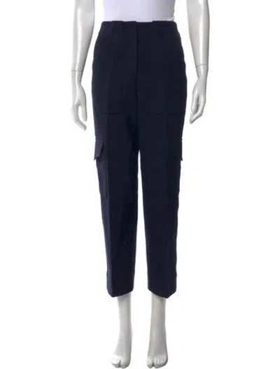 Pre-owned Me+em Straight Leg Pants In Black