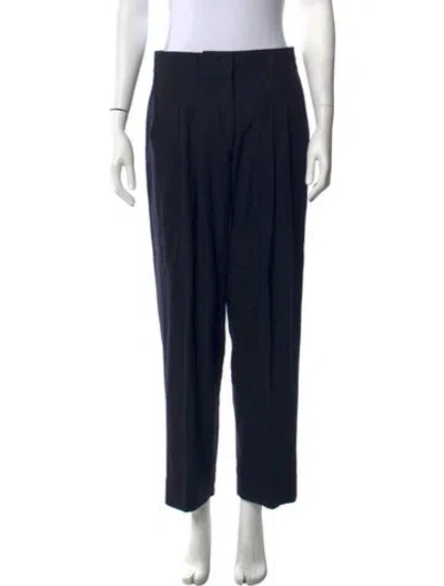Pre-owned Me+em Straight Leg Pants In Black