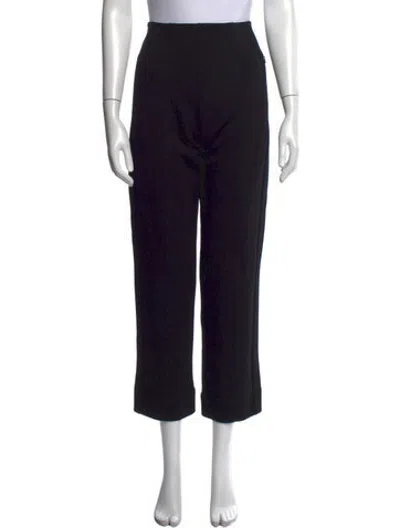 Pre-owned Me+em Straight Leg Pants In Black