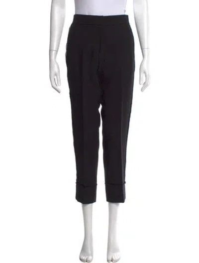 Pre-owned Me+em Straight Leg Pants In Black/metallic