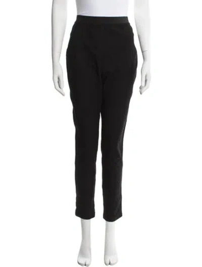 Pre-owned Me+em Straight Leg Pants In Black/metallic