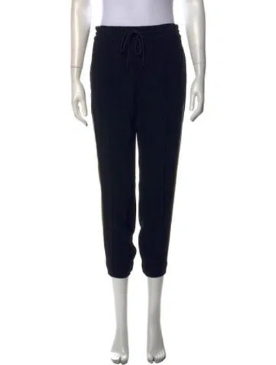 Pre-owned Me+em Straight Leg Pants In Black/metallic
