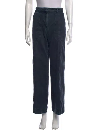 Pre-owned Me+em Straight Leg Pants In Blue