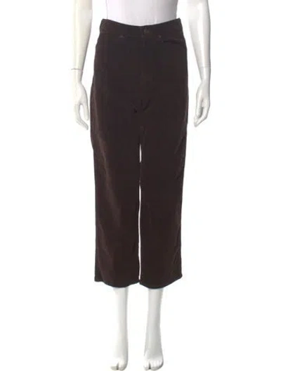 Pre-owned Me+em Straight Leg Pants In Brown