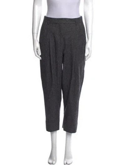 Pre-owned Me+em Straight Leg Pants In Gray