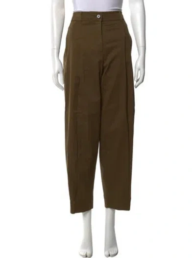 Pre-owned Me+em Straight Leg Pants In Green