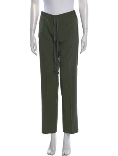 Pre-owned Me+em Straight Leg Pants In Green