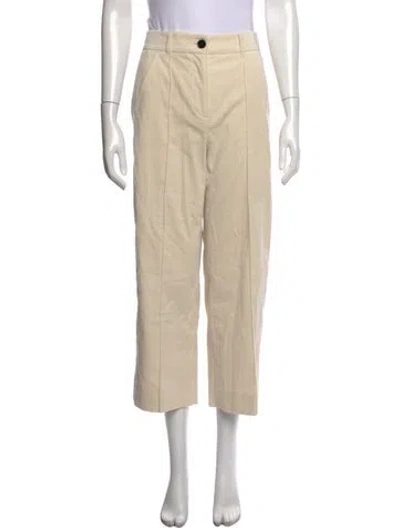 Pre-owned Me+em Straight Leg Pants In Neutrals