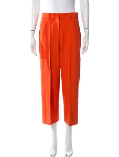 Pre-owned Me+em Straight Leg Pants In Orange