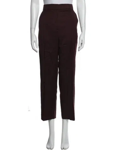 Pre-owned Me+em Straight Leg Pants In Purple