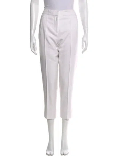 Pre-owned Me+em Straight Leg Pants In White