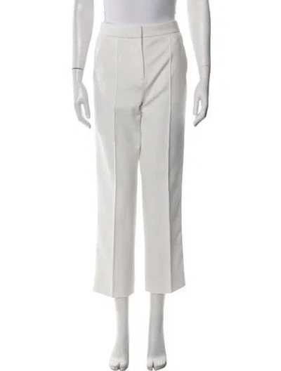 Pre-owned Me+em Straight Leg Pants In White