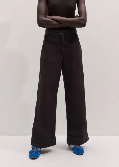 Me+em Straight Pant In Brown