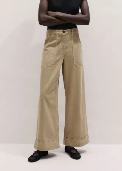Me+em Straight Pant In Neutral