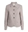 Me+em Stripe Jacket In Gray