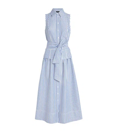 Me+em Stripe Maxi Shirt Dress