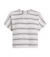 Me+em Stripe T-shirt In Gray