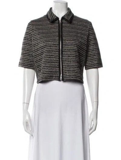 Pre-owned Me+em Striped Bolero In Multi