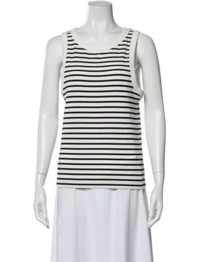 Pre-owned Me+em Striped Crew Neck Top W/ Tags In Multi