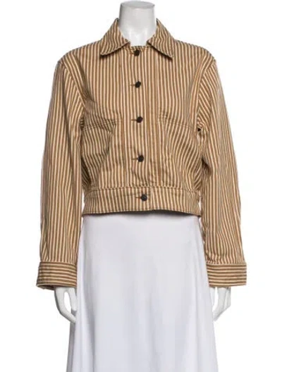 Pre-owned Me+em Striped Jacket In Multicolor