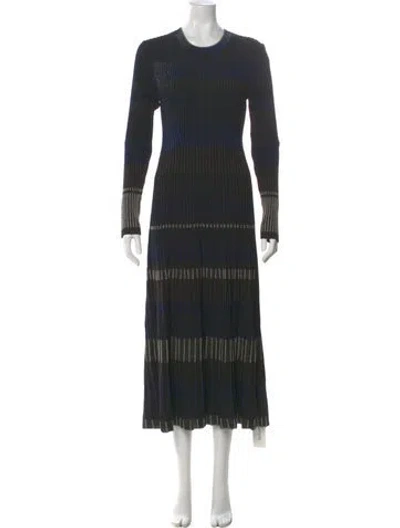 Pre-owned Me+em Striped Long Dress In Multi