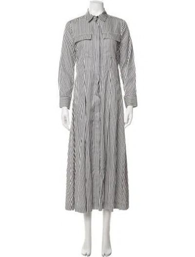 Pre-owned Me+em Striped Long Dress In Multicolor