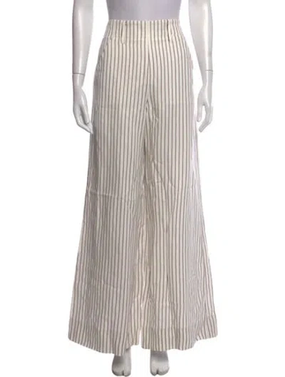 Pre-owned Me+em Striped Wide Leg Pants W/ Tags In Multicolor