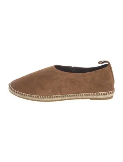 Pre-owned Me+em Suede Espadrilles W/ Tags In Brown
