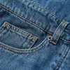 Me+em Super Soft Authentic Denim Dungaree In Authentic Mid Wash