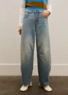 Me+em Super Soft Extreme Tapered Jean In Summer Dirty Blue