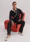 Me+em Supersoft Denim Jumpsuit In Charcoal