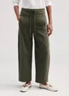 Me+em Sweatshirting Extreme Tapered Jogger In Autumn Olive