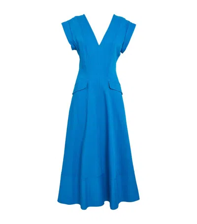 Me+em Tailored Midi Dress In Blue