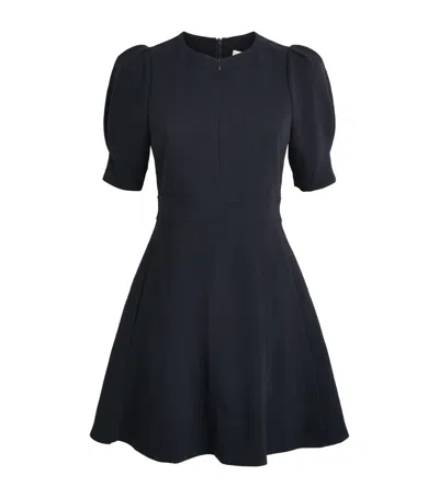 Me+em Textured Mini Dress In Navy