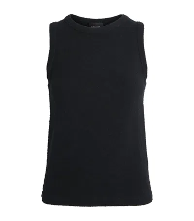 Me+em Textured Slim Tank Top In Black
