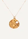 Me+em The Cancer Necklace In Gold