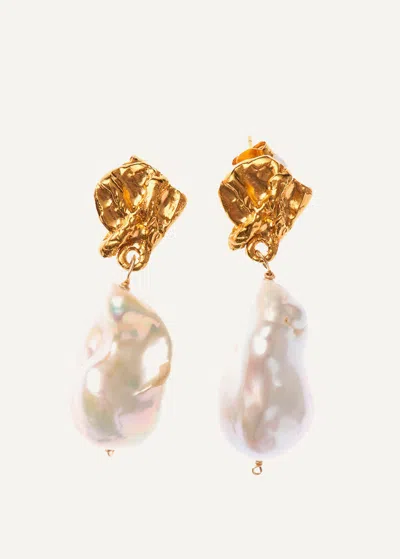 Me+em The Fragment Of Light Earrings In Gold