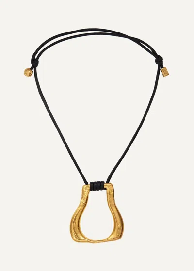Me+em The Link Of Wanderlust Necklace In Gold