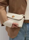 Me+em The Small Leather Pouch In Ivory