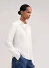 Me+em Travel Layering Shirt In White