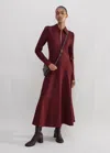 Me+em Travel Tailoring Maxi Dress In Intense Red