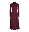 Me+em Travel Tailoring Maxi Dress In Burgundy
