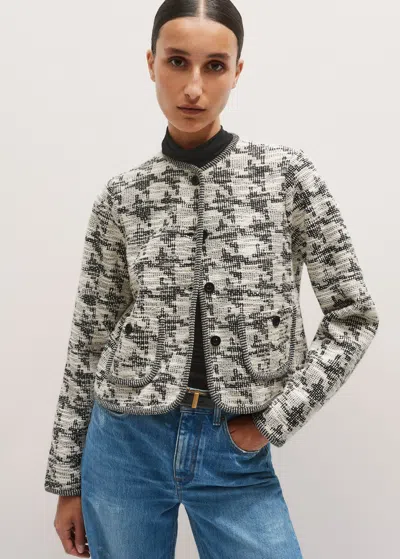 Me+em Travel Tweed Jacket Black Multi