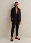 Me+em Slim Crop Forever Tux Pant In Black
