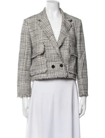 Pre-owned Me+em Tweed Pattern Blazer In Multicolor