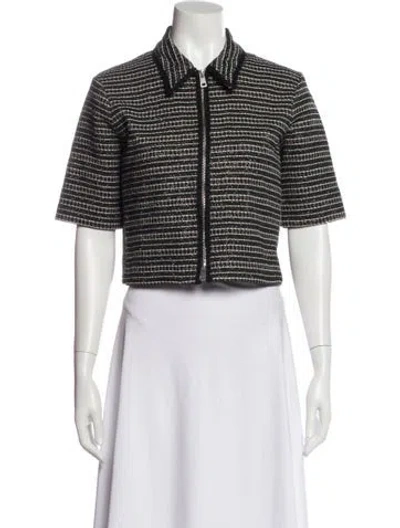 Pre-owned Me+em Tweed Pattern Evening Jacket In Multi